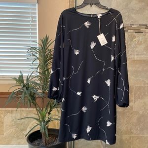 NWT Black & white shift dress, XXL